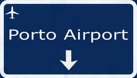 Airport Highway Sign 2D Illustrationの写真素材