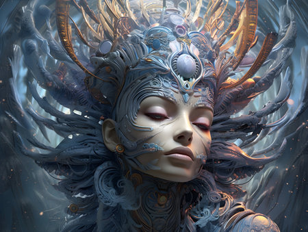 All Seeing Empath Super Sensitive Human Manifestation AI Artworkの素材