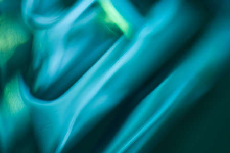Blue-green abstract background. Reminds glass, liquid, ice...の写真素材
