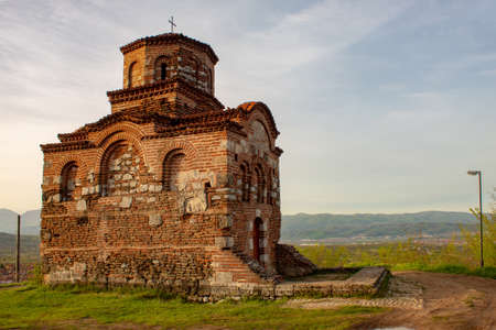 Latin Church in Gornji Matejevac. Very old building in Serbia.の写真素材