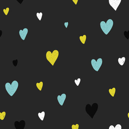 A Seamless pattern with hand drawn elements.のイラスト素材