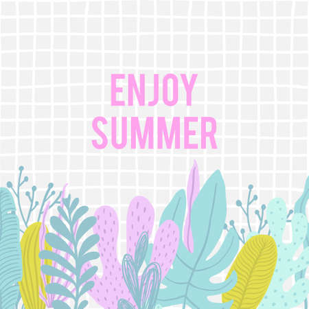 Summer time illustration.のイラスト素材