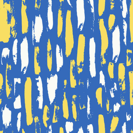 AbstraSeamless pattern with brush strokes in fresh pastel colors. ct brushstroke background, colorful patter.のイラスト素材