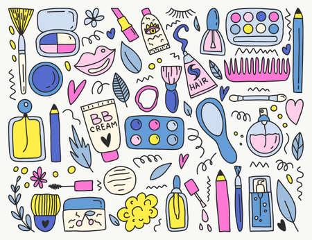 Vector make up objects set for your design.のイラスト素材