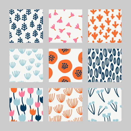 Creative vector illustration for backdrop, textile print, flooring. Isolated. Vector Illustration. のイラスト素材