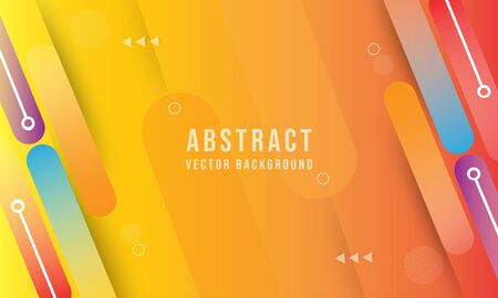 Abstract gradient sape background with lineのイラスト素材