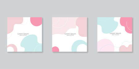 abstract background design for social media story feed post.のイラスト素材