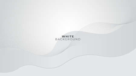Shiny white and gray background with wavy linesのイラスト素材