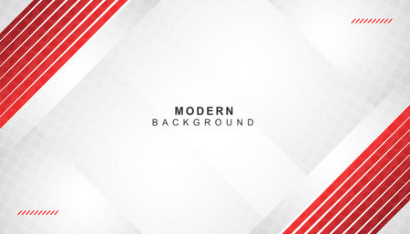 Abstract red and white blank space modern futuristic background vector illustration designのイラスト素材