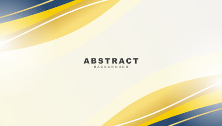 Yellow and blue abstract geometric shapes backgroundのイラスト素材