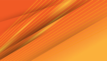 Abstract orange background with diagonal linesのイラスト素材