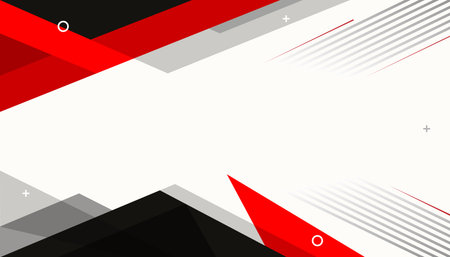 Abstract red gray gray white blank space modern futuristic background vector illustration design. Vector illustration design for presentation, banner, cover, web, card, poster, wallpaperのイラスト素材