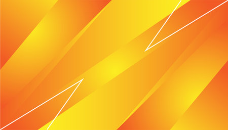 Abstract Orange Yellow Diagonal Gradient Background with Dynamic Linesのイラスト素材