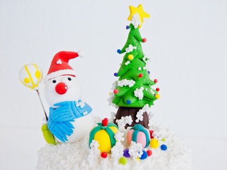 White christmas collage.の写真素材