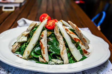 Crisp, crunchy, and fresh with tangy Mediterranean flavorの写真素材