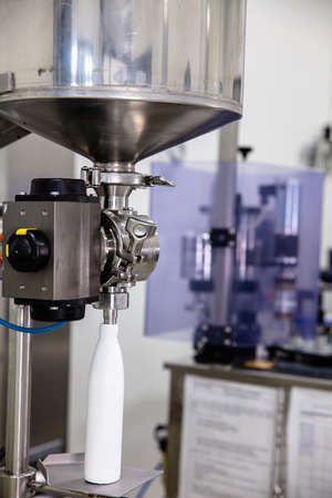 Cosmetic industry equipment and production processの写真素材