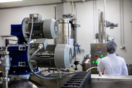 Cosmetic industry equipment and production processの写真素材