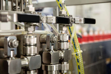 Cosmetic industry equipment and production processの写真素材