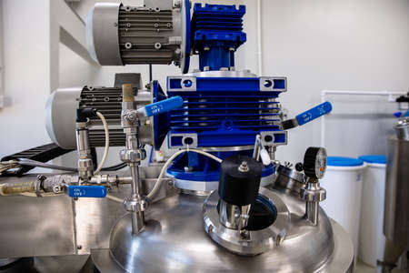 Cosmetic industry equipment and production process