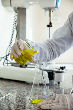 Cosmetic industry equipment and production processの写真素材