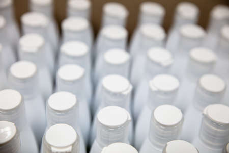 Cosmetic industry equipment and production processの写真素材