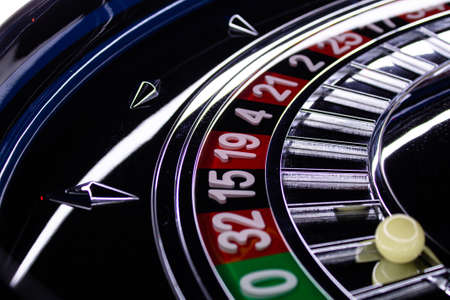 traditional roulette wheel, handmade with classic look