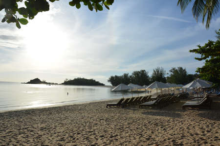 Morning Beachの写真素材