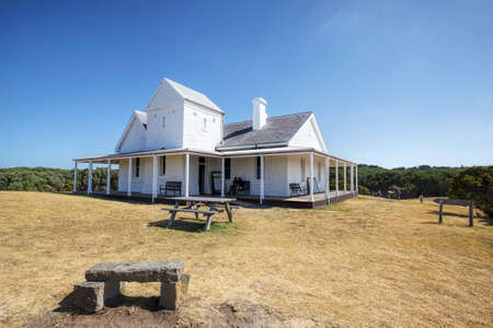 Cape Otway Light Keeper's house, Great Ocean Road, Australia の写真素材