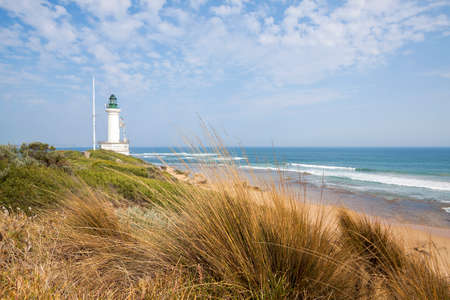 Point Lonsdale Lighthouse, Bellarine Peninsula, Victoria, Australiaの写真素材