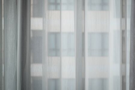 blur curtain window background, background concept.の写真素材