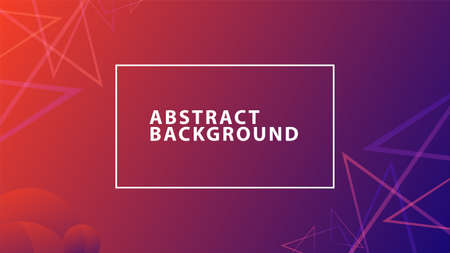 Abstract modern gradient red and blue Geometric background, vector.のイラスト素材