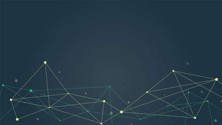 Abstract green with lines and polka dots background,vector.with space background and space for your...