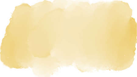 Abstract yellow watercolor on white background.This is watercolor splash.It is drawn by hand.のイラスト素材