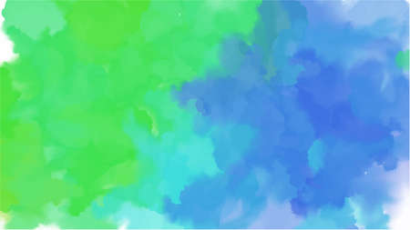 Colorful vector watercolor backgrounds for poster, brochure or flyer, Bundle of watercolor posters, flyers or cards. Banner template.のイラスト素材