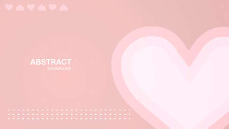 Abstract modern pink fluid gradient background, Valentine background, Valentine concept, vector.のイラスト素材