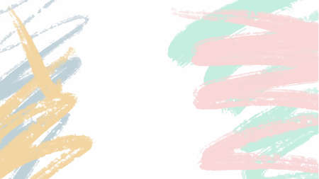 soft Colorful watercolor background for your design, watercolor background concept, vector.のイラスト素材