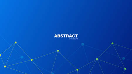 Abstract blue backgroundand lines, background with copy space for design, vector.