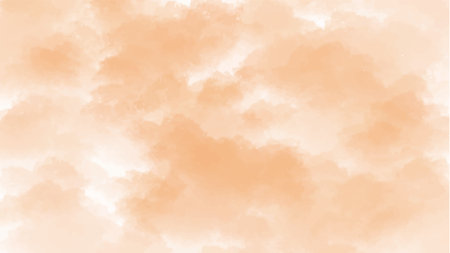 Set of orange vector watercolor backgrounds for poster, brochure or flyer, Bundle of watercolor posters, flyers or cards. Banner template.のイラスト素材