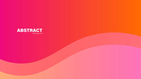 Abstract pink fluid shape modern background with copy space, vector.のイラスト素材