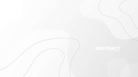 Abstract white and gray gradient background.geometric modern design with copy space, vector Illustration.のイラスト素材