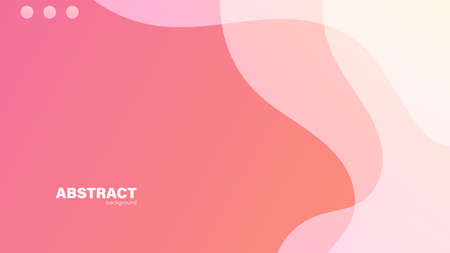 Abstract pink fluid shape modern background with copy space, vector.のイラスト素材