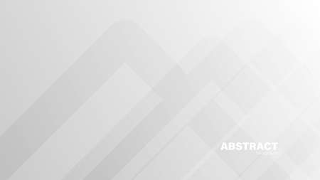 Abstract white and gray gradient background.geometric modern design with copy space, vector Illustration.のイラスト素材