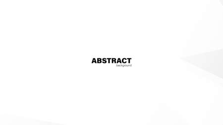 Abstract white and gray gradient background.geometric modern design with copy space, vector Illustration.のイラスト素材