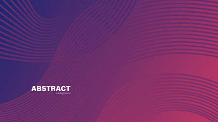 Abstract purple background and lines with copy space, vector.のイラスト素材