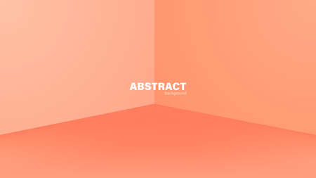 Abstract orange background with fluid shapes modern concept.minimal poster. background for banner, web, cover, billboard, brochure, social media, landing page.のイラスト素材