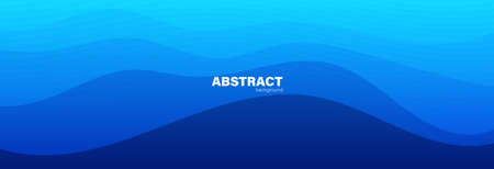 Abstract blue background and curve shape, background with copy space for design, vector.のイラスト素材