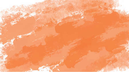 Orange watercolor background for textures backgrounds and web banners designのイラスト素材