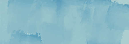 Blue watercolor background for your design, watercolor background concept, vector.のイラスト素材