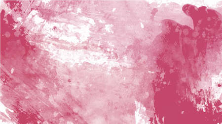 Pink watercolor background for your design, watercolor background concept, vector.のイラスト素材
