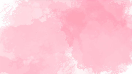 Pink watercolor background for your design, watercolor background concept, vector.のイラスト素材